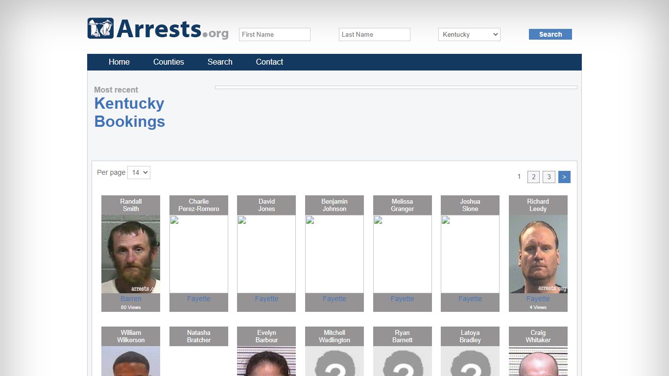 Kentucky Arrests and Inmate Search